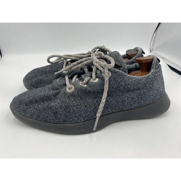 Allbirds Mens Wool Runners Shoes Sneakers Black Gray Size 12 US/45 EU‎ - Picture 3 of 8